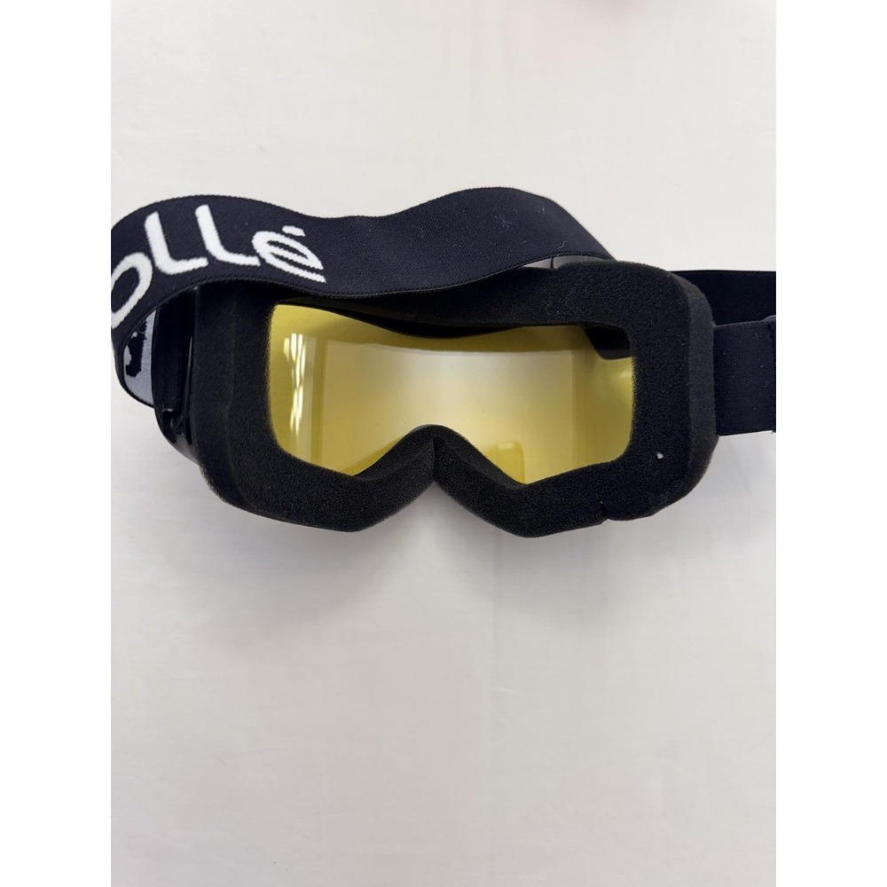 Bolle Mojo Ski Snowboard Goggles Mens Black Lemon Lens Anti-Fog UV400 20573 - Picture 4 of 6